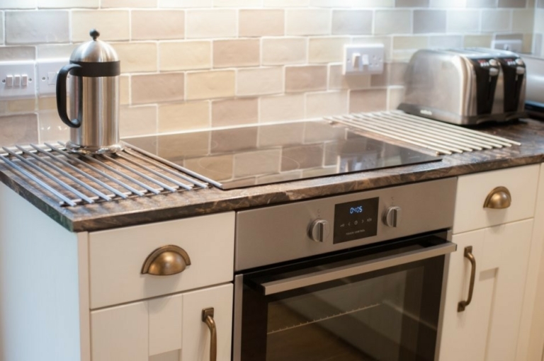 The stove in Scafell's kitchen