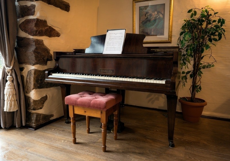 Wastwater antique baby grand piano