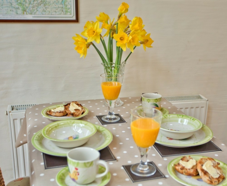 Enjoy afternoon tea in the comfort of your cottage
