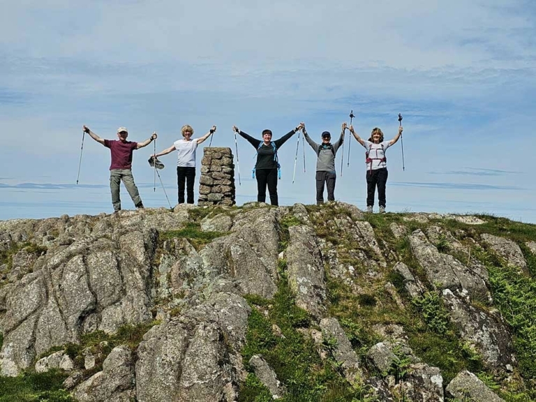 On top of Scafell Pike! Highest mountain in England and close to Bridge End Farm Cottages